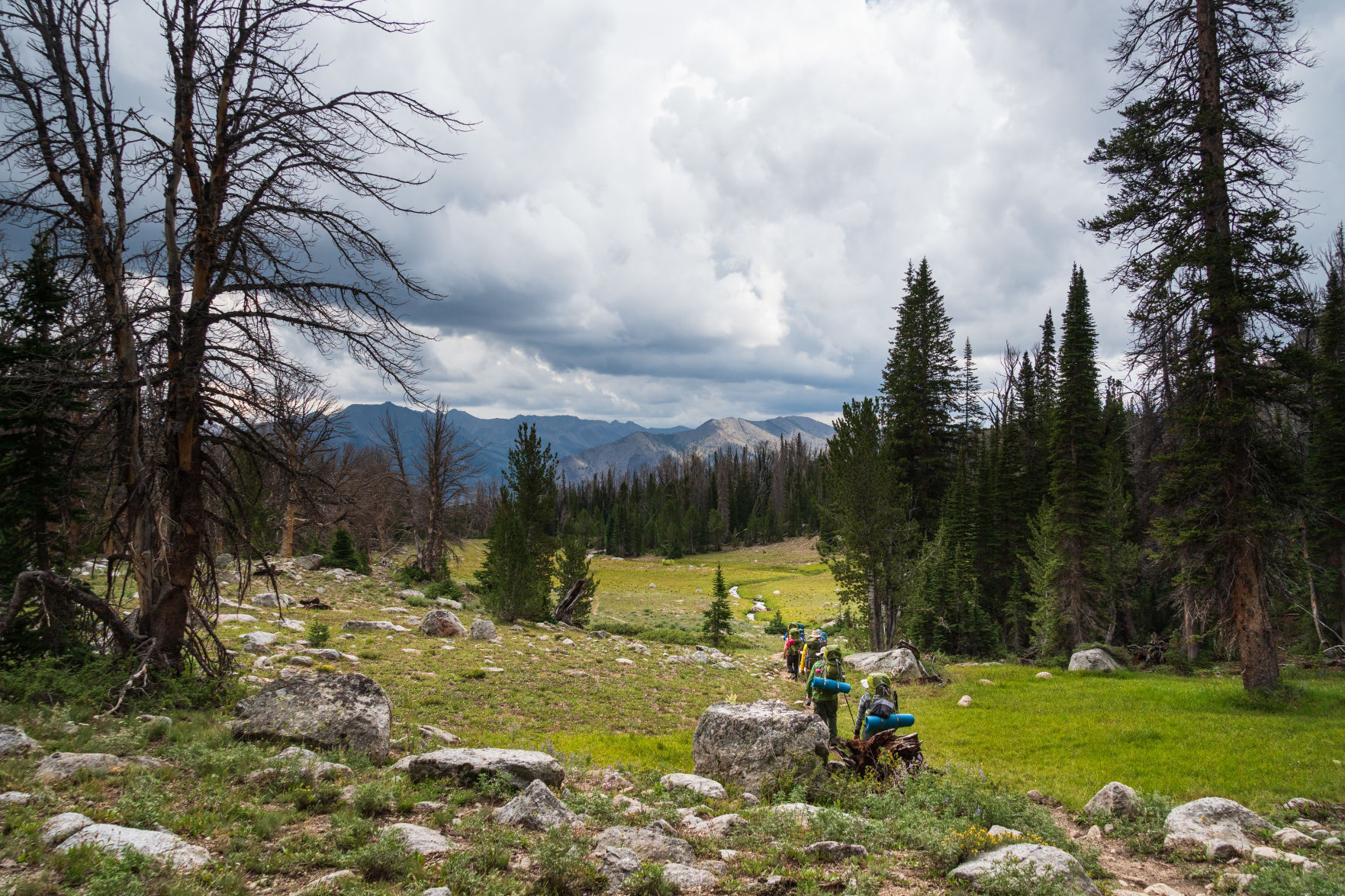 First-time backpackers learn, thrive together